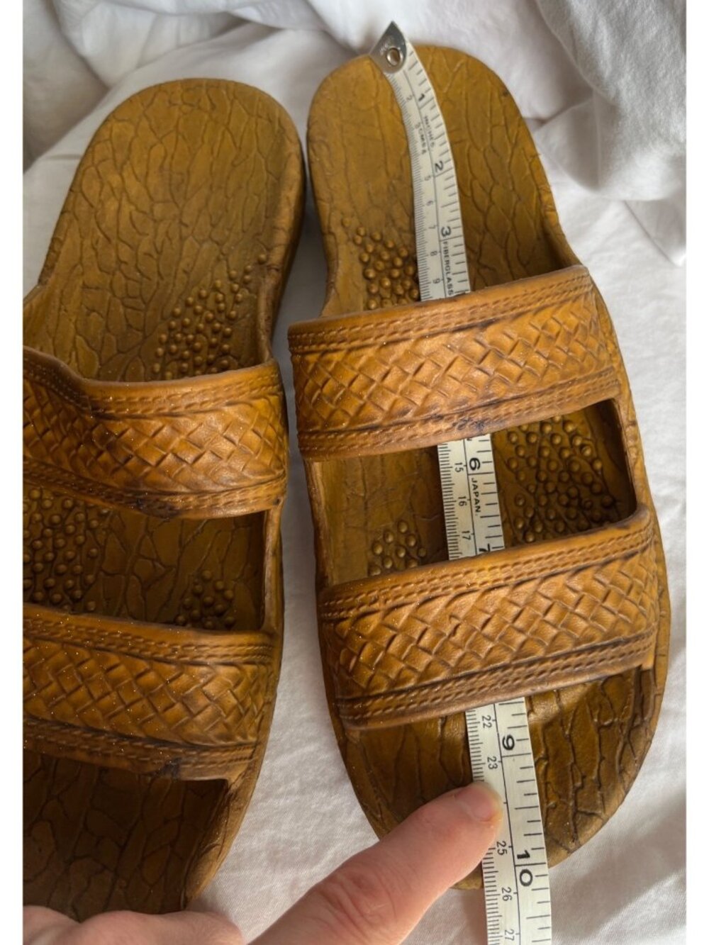 Pali Hawaii Sandals Slides Rubber Textured Coastal Hippie Festival Unisex Wom 8 - Picture 7 of 9